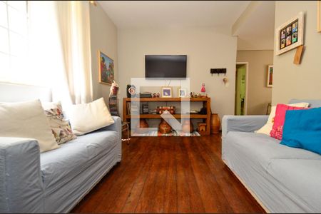 Sala de apartamento à venda com 3 quartos, 99m² em Santo Antônio, Belo Horizonte