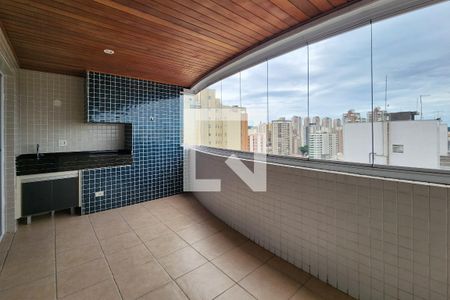 Varanda Gourmet de apartamento à venda com 3 quartos, 127m² em Centro, São Bernardo do Campo