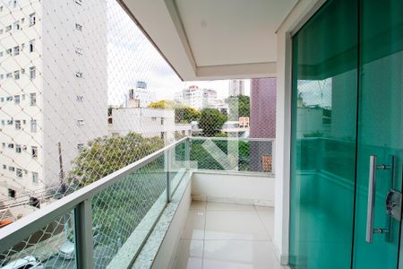 Varanda da Sala de apartamento à venda com 4 quartos, 142m² em Cidade Nova, Belo Horizonte