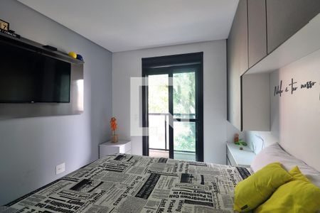 Suíte - Quarto 1 de apartamento para alugar com 2 quartos, 120m² em Campestre, Santo André