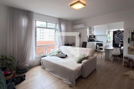 Sala de Estar  de apartamento para alugar com 2 quartos, 72m² em Ponta da Praia, Santos