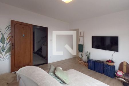 Sala de Estar  de apartamento para alugar com 2 quartos, 72m² em Ponta da Praia, Santos