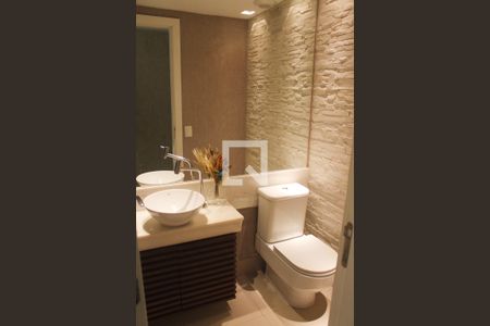 Lavabo de apartamento à venda com 4 quartos, 156m² em Vila da Serra, Nova Lima