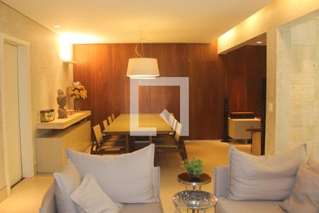 Sala de Jantar de apartamento à venda com 4 quartos, 156m² em Vila da Serra, Nova Lima