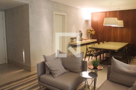 Sala de Estar de apartamento à venda com 4 quartos, 156m² em Vila da Serra, Nova Lima