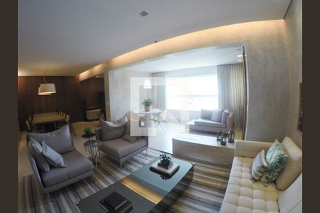Sala de apartamento à venda com 4 quartos, 156m² em Vila da Serra, Nova Lima
