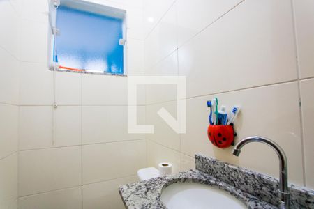 Lavabo de apartamento à venda com 3 quartos, 119m² em Parque São Vicente, Santo André