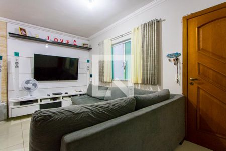 Sala de apartamento à venda com 3 quartos, 119m² em Parque São Vicente, Santo André