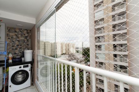Varanda da Sala de apartamento à venda com 2 quartos, 43m² em Vila Itapegica, Guarulhos
