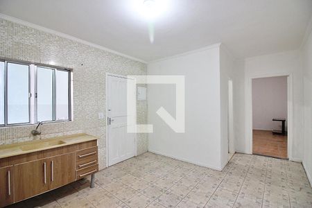 Sala/Cozinha de casa para alugar com 1 quarto, 50m² em Jardim Calux, São Bernardo do Campo