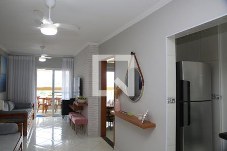 Sala de apartamento para alugar com 1 quarto, 70m² em Tupi, Praia Grande