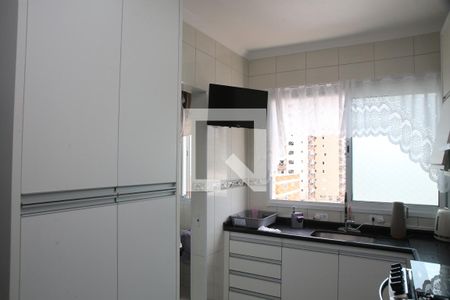 Cozinha de apartamento para alugar com 1 quarto, 70m² em Tupi, Praia Grande