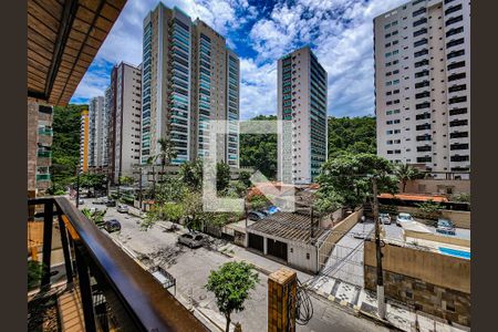 Vista da Sacada de apartamento para alugar com 3 quartos, 140m² em Barra Funda, Guarujá