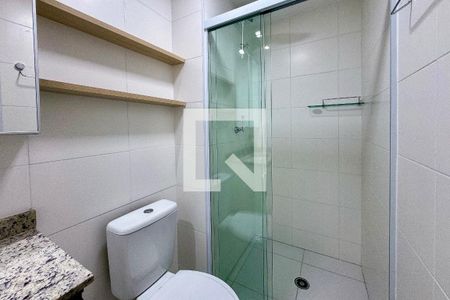 Banheiro de kitnet/studio para alugar com 1 quarto, 24m² em Vila Olímpia, São Paulo