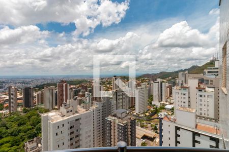 Varanda da Sala de apartamento à venda com 3 quartos, 80m² em Belvedere, Belo Horizonte