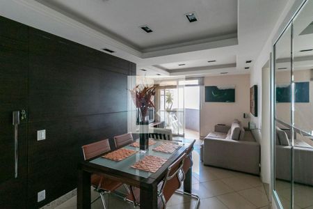 Sala de apartamento à venda com 3 quartos, 80m² em Belvedere, Belo Horizonte