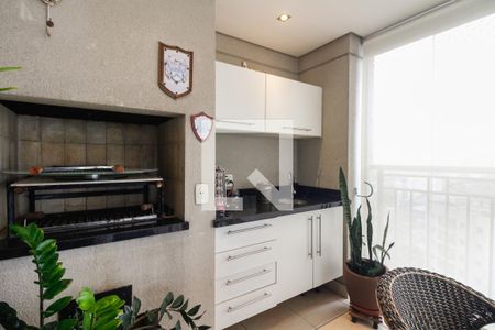 Varanda Gourmet  de apartamento para alugar com 3 quartos, 164m² em Tatuapé, São Paulo