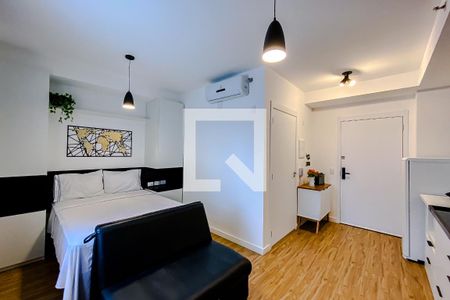 Sala de kitnet/studio para alugar com 1 quarto, 26m² em Belenzinho, São Paulo