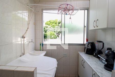 Area de Serviço de apartamento à venda com 3 quartos, 57m² em Silveira, Belo Horizonte