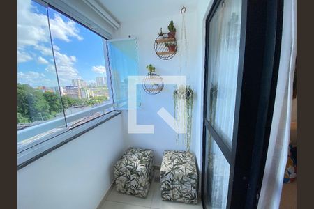 Varanda da Sala de apartamento para alugar com 2 quartos, 72m² em Santa Teresa, Salvador