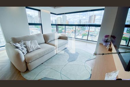 Sala - Sala de Jantar - Sala de Estar de apartamento à venda com 3 quartos, 133m² em Jardim, Santo André
