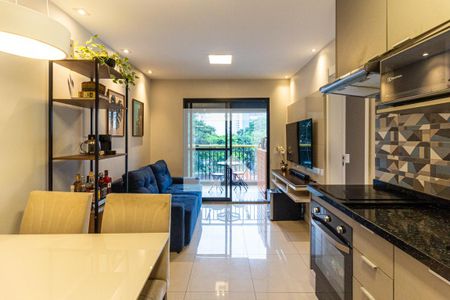 Sala de apartamento à venda com 1 quarto, 36m² em Campos Elíseos, São Paulo