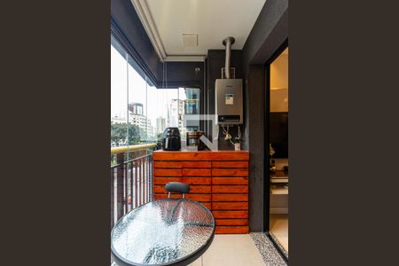 Varanda de apartamento à venda com 1 quarto, 36m² em Campos Elíseos, São Paulo