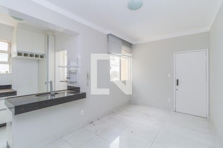 Sala de apartamento à venda com 1 quarto, 40m² em Santo Antônio, Belo Horizonte