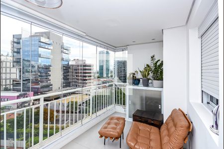 Varanda da Sala de apartamento para alugar com 2 quartos, 71m² em Pinheiros, São Paulo