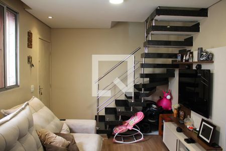 Sala de apartamento à venda com 2 quartos, 98m² em Jardim Riacho das Pedras, Contagem