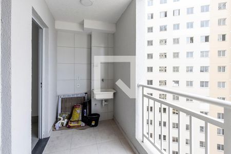 Varanda de apartamento à venda com 2 quartos, 44m² em Várzea da Barra Funda, São Paulo