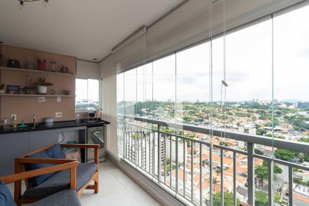 Varanda gourmet de apartamento à venda com 2 quartos, 66m² em Caxingui, São Paulo