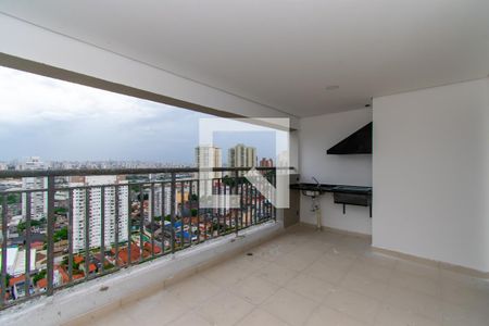 Varanda gourmet de apartamento para alugar com 3 quartos, 95m² em Vila Prudente, São Paulo
