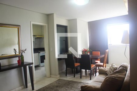 Sala de apartamento à venda com 3 quartos, 90m² em Vila da Serra, Nova Lima