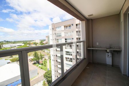 Varanda da Sala de apartamento para alugar com 2 quartos, 63m² em Além Ponte, Sorocaba