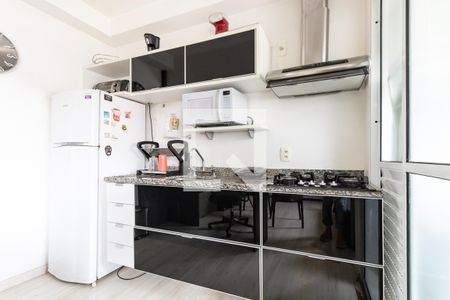 Cozinha de apartamento à venda com 1 quarto, 29m² em Vila Olímpia, São Paulo