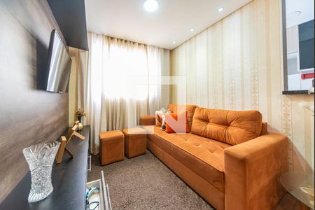 Sala de apartamento para alugar com 2 quartos, 49m² em Vila Homero Thon, Santo André