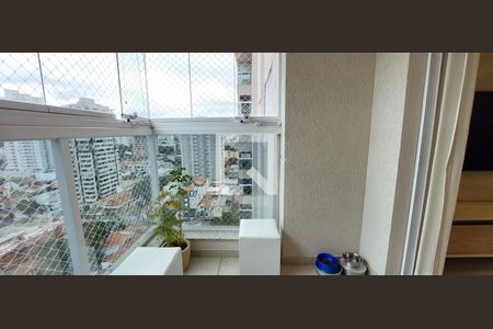 Varanda Sala de apartamento à venda com 2 quartos, 74m² em Campestre, Santo André