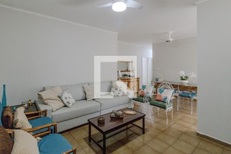 Sala de apartamento para alugar com 4 quartos, 130m² em Pitangueiras, Guarujá