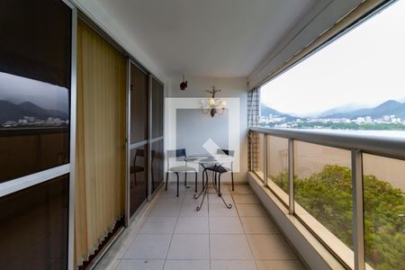 Varanda da sala de apartamento à venda com 4 quartos, 185m² em Lagoa, Rio de Janeiro