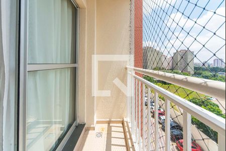 Varanda da Sala de apartamento à venda com 2 quartos, 50m² em Vila Homero Thon, Santo André