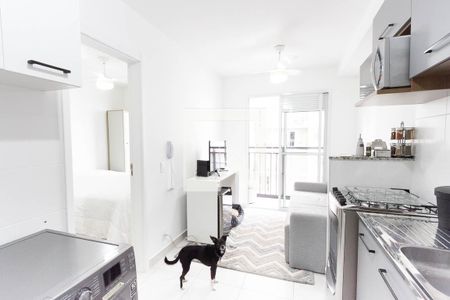 Sala/ Cozinha  de apartamento para alugar com 1 quarto, 30m² em Água Branca, São Paulo