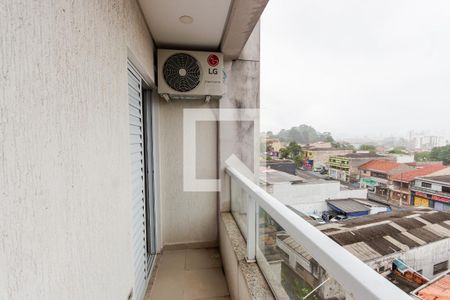Varanda da Suíte de apartamento à venda com 2 quartos, 108m² em Vila Curuçá, Santo André