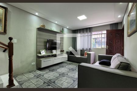 Sala de casa à venda com 3 quartos, 208m² em Vila Curuca, Santo André