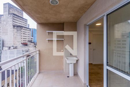 Varanda de kitnet/studio para alugar com 1 quarto, 36m² em Liberdade, São Paulo