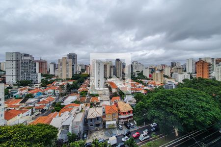 varanda vista de apartamento à venda com 3 quartos, 90m² em Vila Clementino, São Paulo