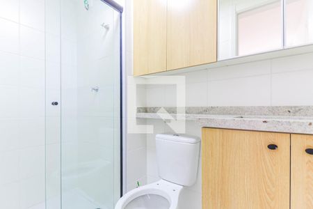 Banheiro de apartamento para alugar com 1 quarto, 31m² em Jardim Caravelas, São Paulo