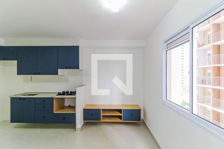 Sala de apartamento para alugar com 1 quarto, 31m² em Jardim Caravelas, São Paulo