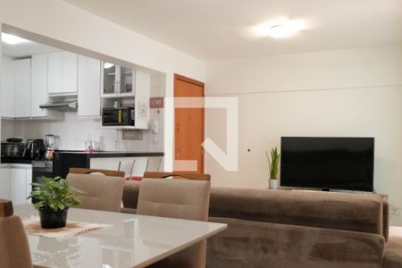 Sala de apartamento à venda com 3 quartos, 88m² em Lourdes, Belo Horizonte