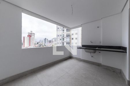 Varanda - Lavanderia Integrada de apartamento para alugar com 2 quartos, 66m² em Parque das Nações, Santo André